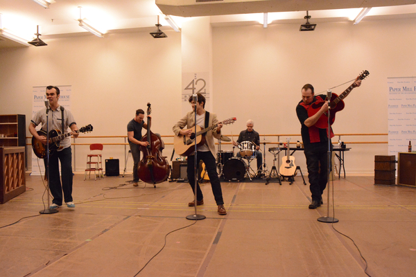 Photo Coverage: Cast of Paper Mill Playhouse's MILLION DOLLAR QUARTET Meets The Press Image