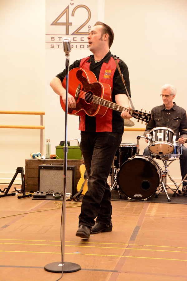 Photo Coverage: Cast of Paper Mill Playhouse's MILLION DOLLAR QUARTET Meets The Press Image