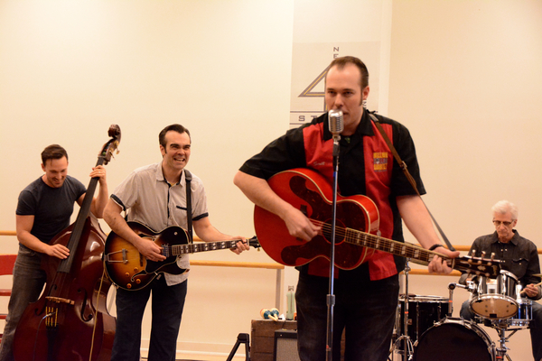 Photo Coverage: Cast of Paper Mill Playhouse's MILLION DOLLAR QUARTET Meets The Press Image