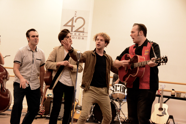 Photo Coverage: Cast of Paper Mill Playhouse's MILLION DOLLAR QUARTET Meets The Press Image