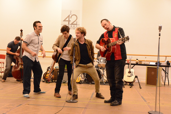 Photo Coverage: Cast of Paper Mill Playhouse's MILLION DOLLAR QUARTET Meets The Press Image