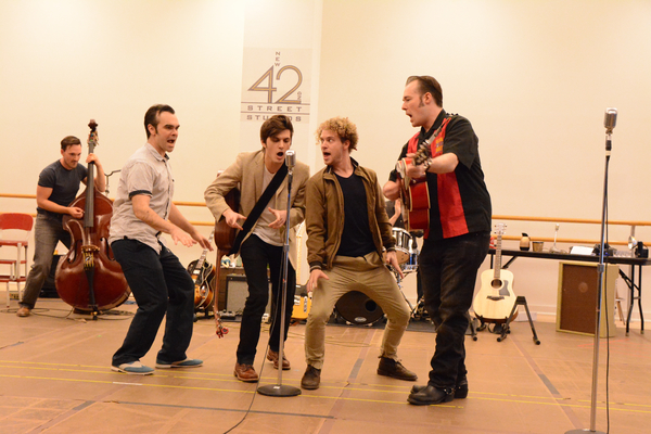 Photo Coverage: Cast of Paper Mill Playhouse's MILLION DOLLAR QUARTET Meets The Press Image
