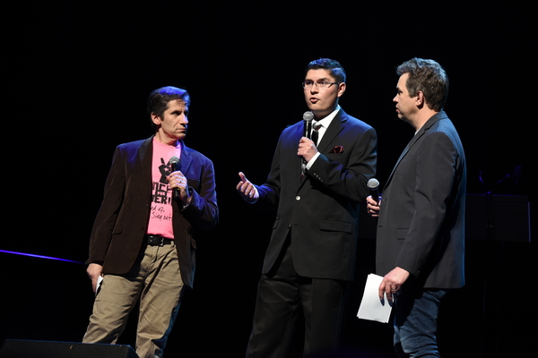 Seth Rudetsky, Julio Guzman and James Wesley Photo