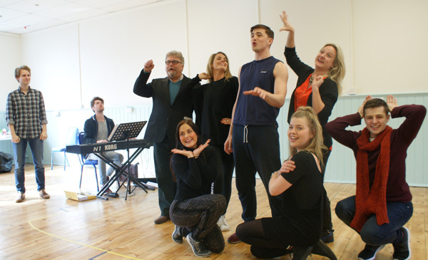 Photo Flash: First Look at Rehearsals for Neil Sedaka Musical BREAKING UP IS HARD TO DO 