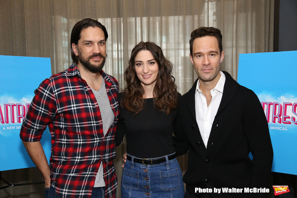 FREEZE FRAME: Sara Bareilles, Chris Diamantopoulos & Will Swenson Get Ready for Their WAITRESS Debuts! Image