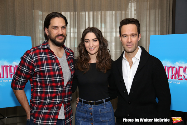 Photo Coverage: Sara Bareilles, Chris Diamantopoulos and Will Swenson Get Ready for WAITRESS Image