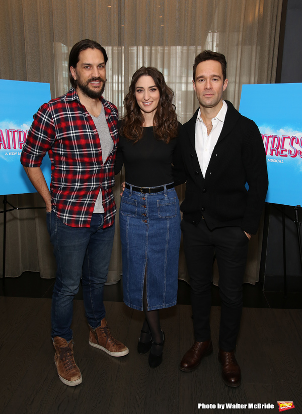 Photo Coverage: Sara Bareilles, Chris Diamantopoulos and Will Swenson Get Ready for WAITRESS Image