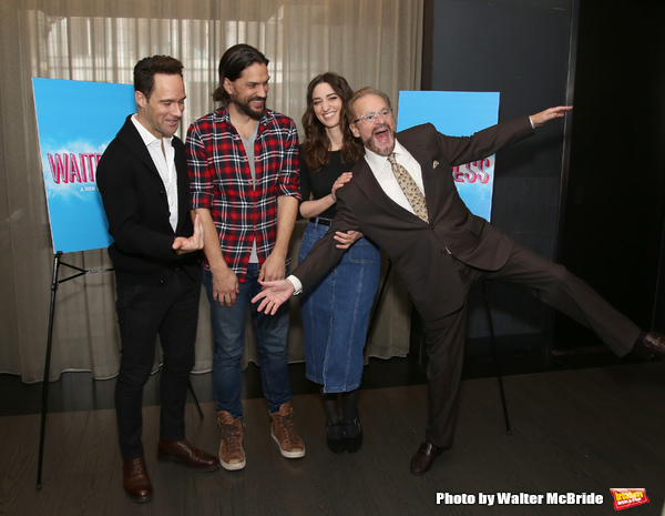 Photo Coverage: Sara Bareilles, Chris Diamantopoulos and Will Swenson Get Ready for WAITRESS Image
