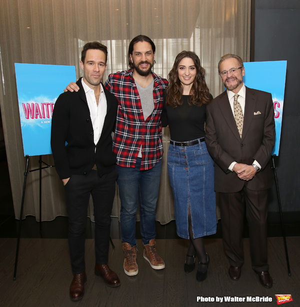 Chris Diamantopoulos, Will Swenson, Sara Bareilles and Producer Barry Weissler Photo