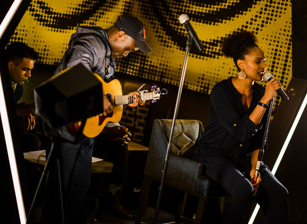 Photo Flash: Ephraim Sykes and the Cast of THE LION KING Bring Down the House at BROADWAY AT W  Image