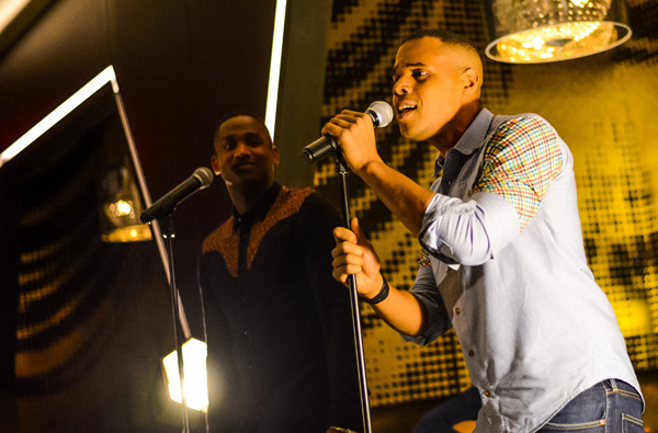 Photo Flash: Ephraim Sykes and the Cast of THE LION KING Bring Down the House at BROADWAY AT W  Image