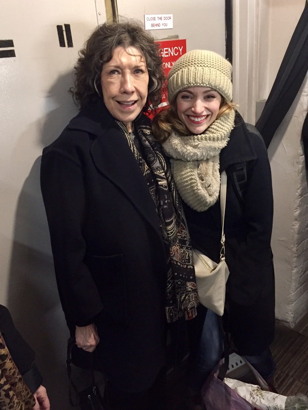 Photo Flash: Lily Tomlin Visits Broadway's ANASTASIA  Image