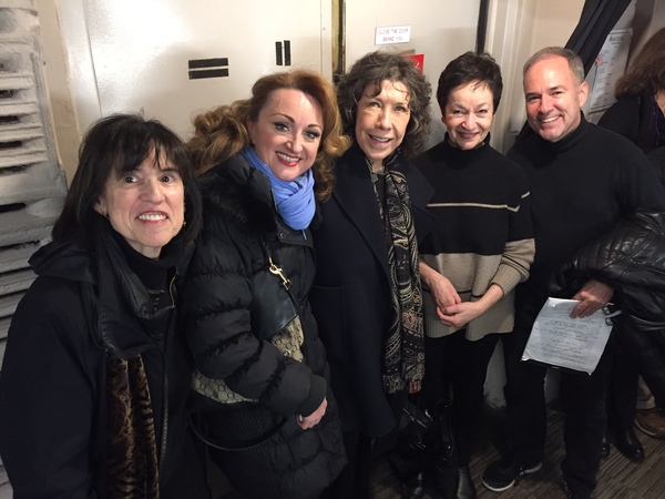 Photo Flash: Lily Tomlin Visits Broadway's ANASTASIA Image