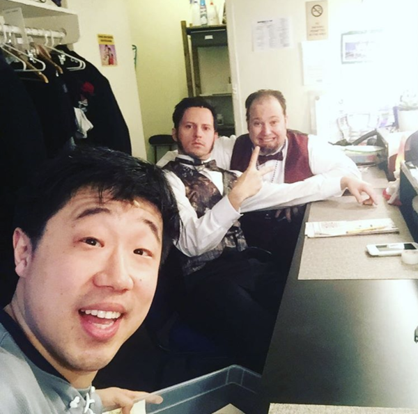 Photo Flash: ANASTASIA and GROUNDHOG DAY Celebrate First Two Show Day, PHANTOM Plays with Snapchat Filters, and More Saturday Intermission Pics! Image