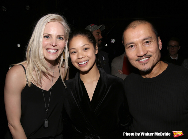 Katie Rose Clarke, Eva Noblezada and Jon Jon Briones  Photo