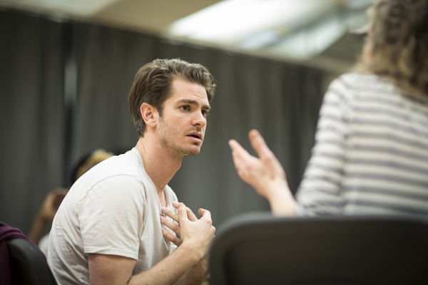 Photo Flash: In Rehearsal with Nathan Lane, Andrew Garfield, and the Cast of ANGELS IN AMERICA Image