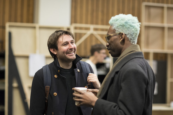 Photo Flash: In Rehearsal with Nathan Lane, Andrew Garfield, and the Cast of ANGELS IN AMERICA Image