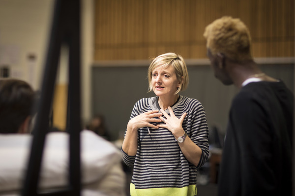 Photo Flash: In Rehearsal with Nathan Lane, Andrew Garfield, and the Cast of ANGELS IN AMERICA Image