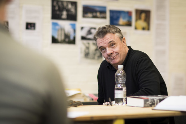Photo Flash: In Rehearsal with Nathan Lane, Andrew Garfield, and the Cast of ANGELS IN AMERICA Image