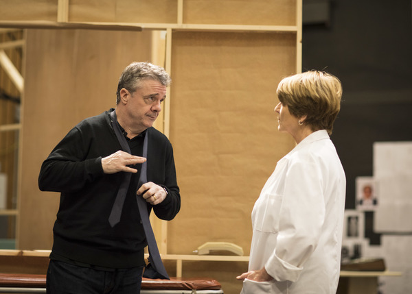 Photo Flash: In Rehearsal with Nathan Lane, Andrew Garfield, and the Cast of ANGELS IN AMERICA Image