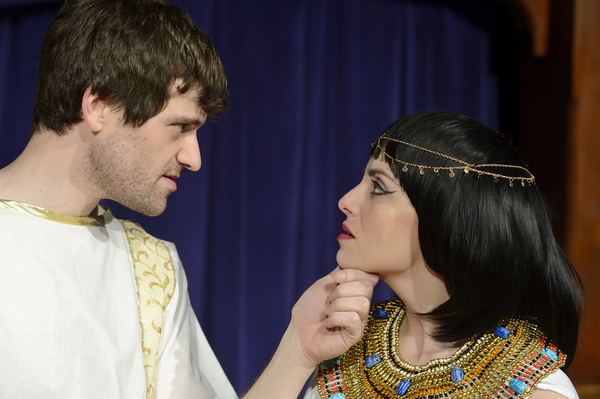Chris Cotterman as Mark Antony and Valerie Dowdle as Cleopatra Photo