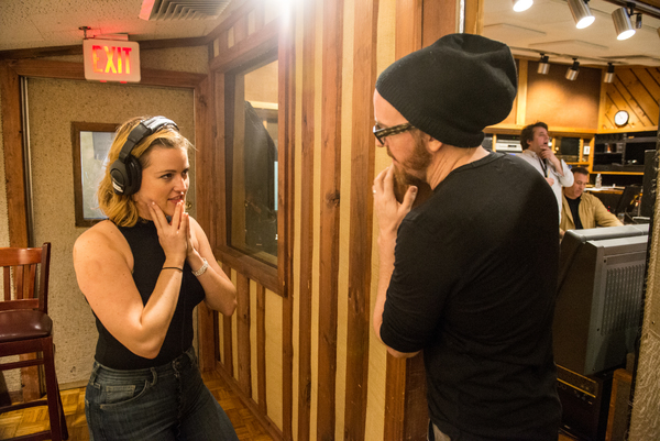Photo Flash: GROUNDHOG DAY Company Hits the Recording Studio! Image
