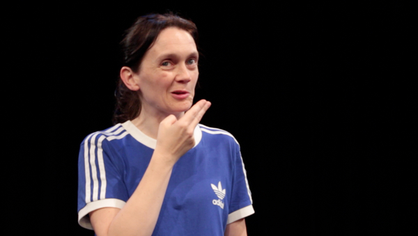 Photo Flash: First Look at Eve Steele in LIFE BY THE THROAT at Theatre503 