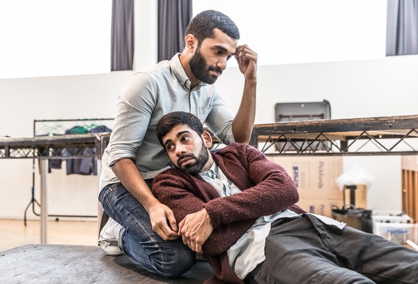 Photo Flash: Inside Rehearsals for GUARDS AT THE TAJ at Bush Theatre 