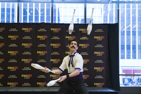 Photo Flash: CIRCUS 1903's Baby Elephant Puppet Stops by Madison Square Garden 