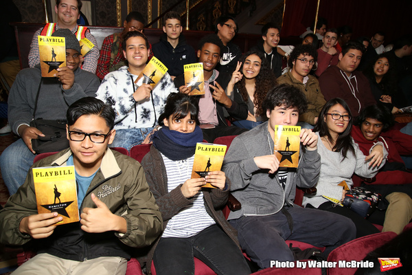 Photo Coverage: History Class Goes to HAMILTON at the Latest #EduHam Matinee! Image