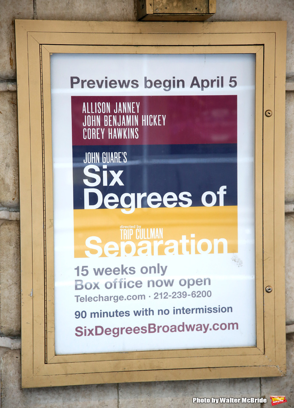 Up on the Marquee: SIX DEGREES OF SEPARATION Image
