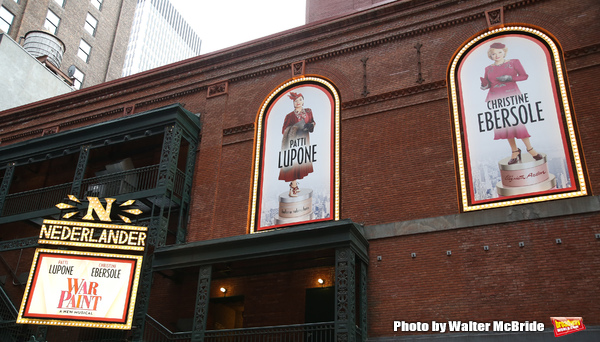 Up on the Marquee: WAR PAINT on Broadway Image