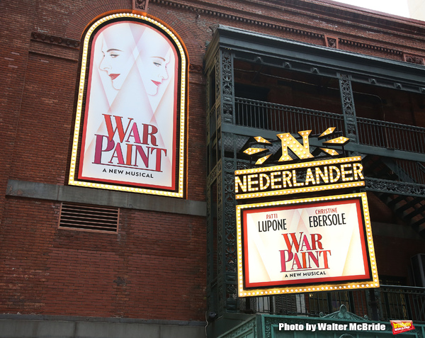 Up on the Marquee: WAR PAINT on Broadway Image