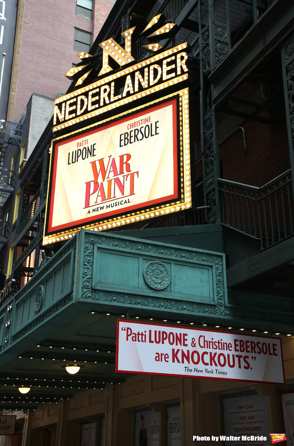 Up on the Marquee: WAR PAINT on Broadway Image