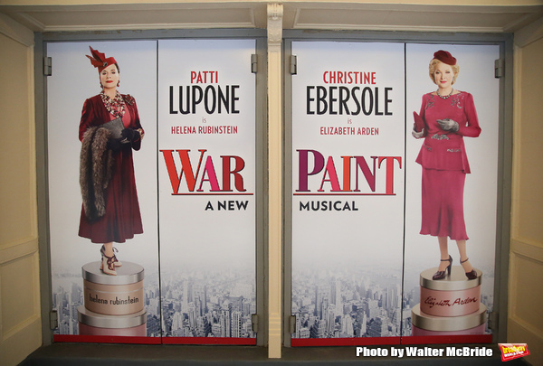 Up on the Marquee: WAR PAINT on Broadway Image