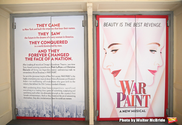 Up on the Marquee: WAR PAINT on Broadway Image