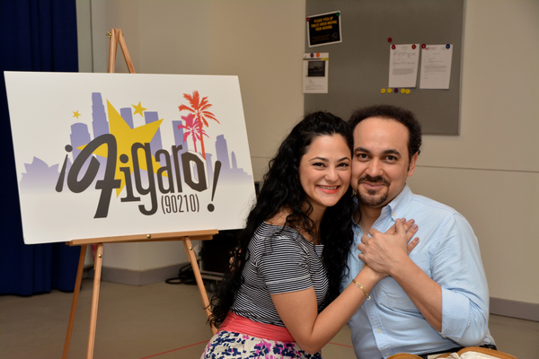 Photo Coverage: The Cast of FIGARO 90210 Meets The Press Image