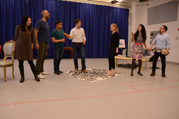 Photo Coverage: The Cast of FIGARO 90210 Meets The Press Image