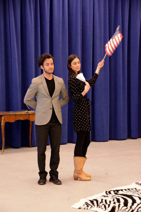 Photo Coverage: The Cast of FIGARO 90210 Meets The Press Image