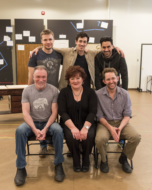 Photo Flash: In Rehearsal with Patrick Page and More for Rajiv Joseph's ARCHDUKE at the Taper Image