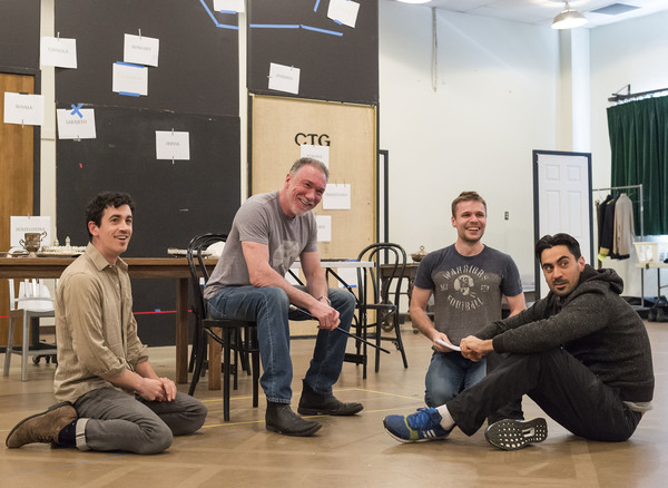 Photo Flash: In Rehearsal with Patrick Page and More for Rajiv Joseph's ARCHDUKE at the Taper Image
