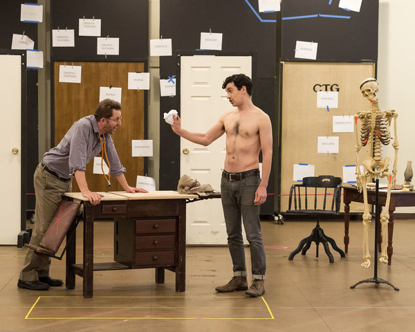 Photo Flash: In Rehearsal with Patrick Page and More for Rajiv Joseph's ARCHDUKE at the Taper Image