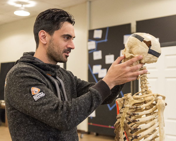Photo Flash: In Rehearsal with Patrick Page and More for Rajiv Joseph's ARCHDUKE at the Taper Image