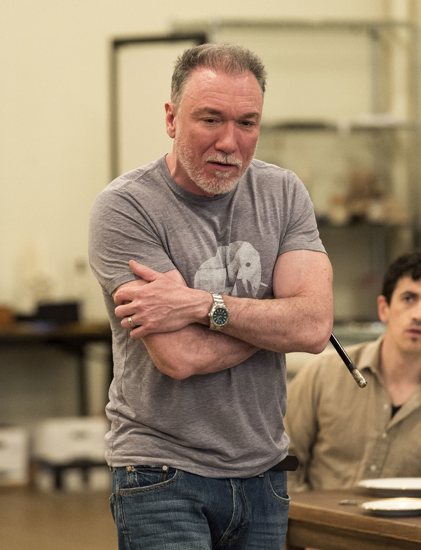 Photo Flash: In Rehearsal with Patrick Page and More for Rajiv Joseph's ARCHDUKE at the Taper Image
