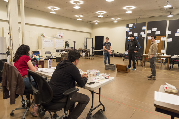 Photo Flash: In Rehearsal with Patrick Page and More for Rajiv Joseph's ARCHDUKE at the Taper Image