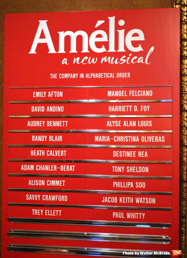 Photo Coverage: She's Arrived! AMELIE Cast Takes Opening Night Broadway Bows  Image