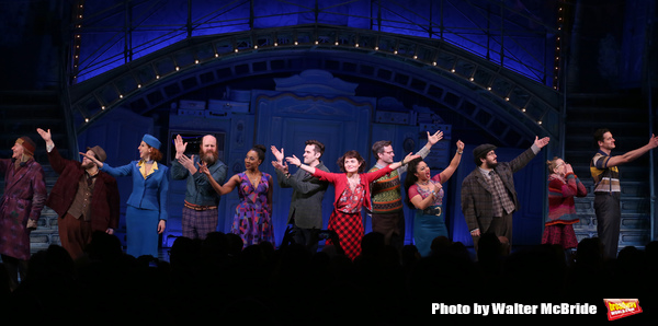 Tony Sheldon, Randy Blair, Alison Cimmet, Paul Whitty, Harriett D. Foy, Adam Chanler-Berat, Phillipa Soo, Manoel Felciano, Maria-Christina Oliveras, Alyse Alan Louis, Heath Calvert at 