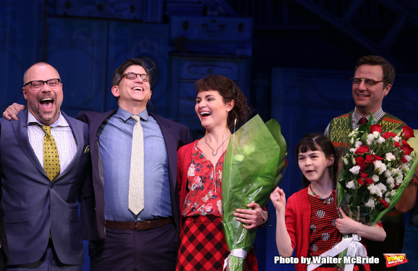 Nathan Tysen, Daniel Messe, Phillipa Soo, Savvy Crawford and Manoel Felciano Photo