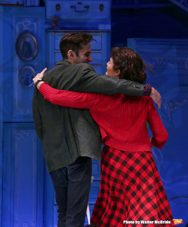 Adam Chanler-Berat and Phillipa Soo  at 