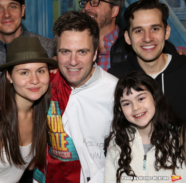 Phillipa Soo, Manoel Felciano, Adam Chanler-Berat and Savvy Crawford  at 